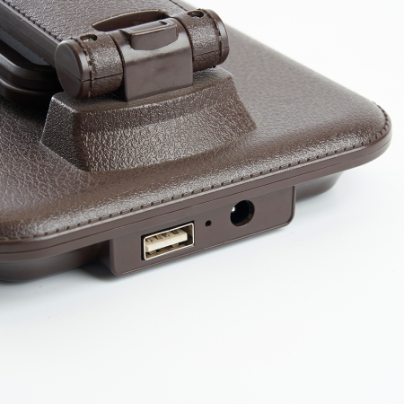 Настольный светодиодный светильник Feron DE1728  25W, 3000-6000К, 100-240V, коричневый