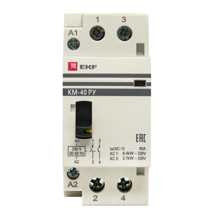 Контактор модульный КМ РУ 40А 2NO (2 мод.) EKF PROxima
