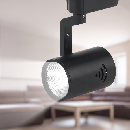 Светильник TR1 - 10 BK Трековый  ЭРА 10Вт черный COB