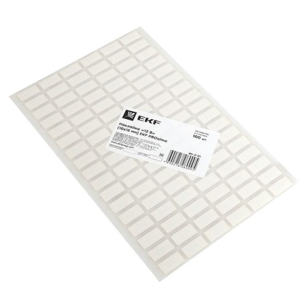 Наклейка "12В" (10х15мм.) EKF PROxima