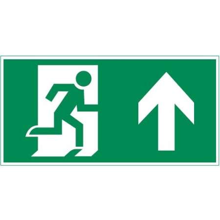 пиктограмма "ФИГУРА / СТРЕЛКА ВВЕРХ" 300х150мм для аварийно-эвакуационного светильника Vision/IP65 Basic