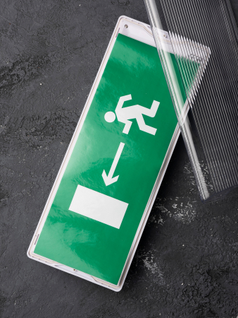 Пиктограмма "Направление налево" 240х95мм (для SAFEWAY-10) EKF