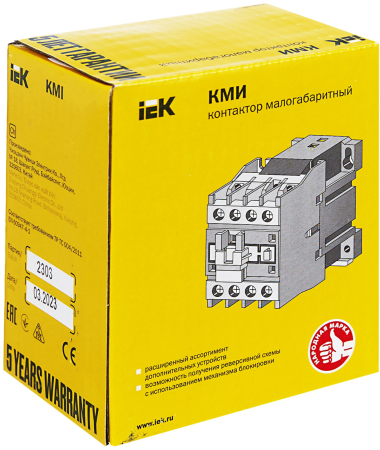 Контактор КМИ-23210 32А 230В/АС3 1НО IEK