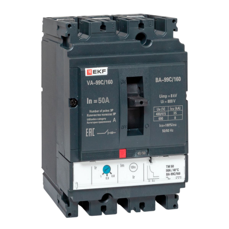 Выключатель автоматический ВА-99C (Compact NS)  160/ 50А 3P 36кА EKF PROxima