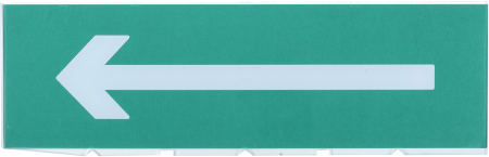 Сменное табло "Стрелка налево" зеленый фон IEK