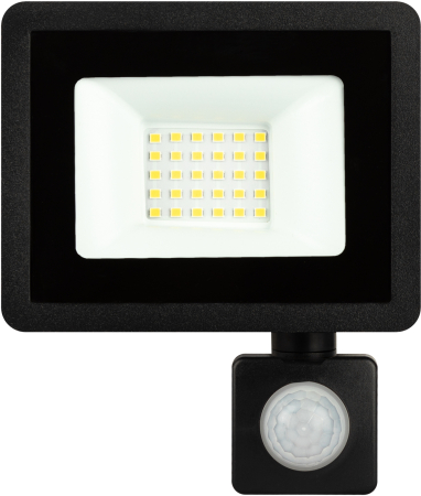 Прожектор светодиодный уличный ЭРА LPR-042-2-65K-030 30Вт 6500К 2400лм IP44 регулируемый ИК датчик