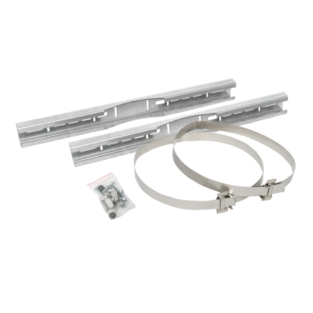 Комплект крепления на столб монтажной полосой (ширина шкафа до 400 мм) EKF Basic