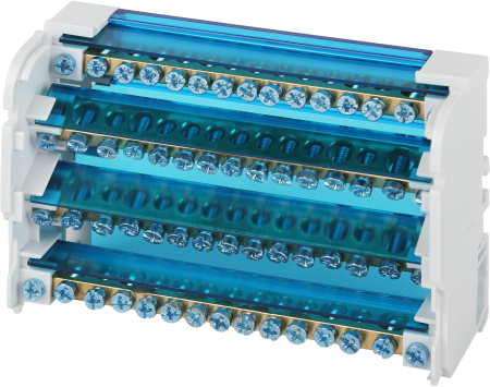 NO-224-17  Шины на DIN-рейку ЭРА NO-224-17 в корпусе кросс-модуль ШНК 4х15 3L+PEN