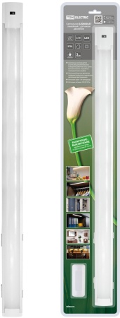 Светильник LED600х37 линейный, 5,5 Вт, 230 В, датчик движения, TDM