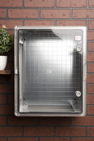 Щит пластиковый с монтажной платой прозр. дверь 500х400х240 мм IP65 EKF PROxima