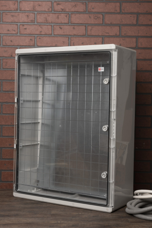 Щит пластиковый с монтажной платой прозр. дверь 800х600х260 мм IP65 EKF PROxima