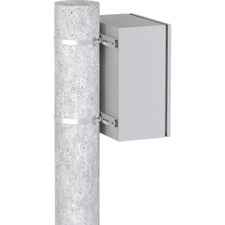 Комплект крепления на столб монтажной полосой (ширина шкафа до 400 мм) EKF Basic