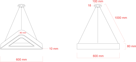 SPO-153-B-40K-030 ЭРА Светодиодный светильник 600*600*80 см 30Вт 4000К Черный корпус ЛТ