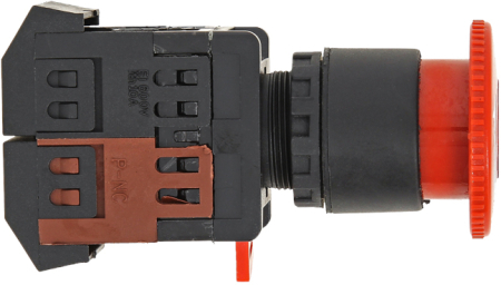 Кнопка AE-22 поворотная блокировка NO+NC Грибок EKF PROxima