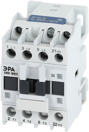 KKM11-009-400-01-E  Контактор ЭРА PRO KKM11-009-400-01-E КМИ-10911 9А 400В/АС3 1НЗ