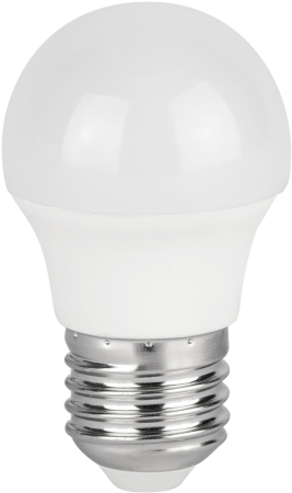 LED P45-6W-840-E27 R ЭРА (диод, шар, 6Вт, нейтр, E27) (10/100/4000)