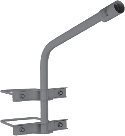 SPP-AC4-0-350-048  ЭРА Кронштейн  на опору с 2 хомутами 625*460*280,   d 48