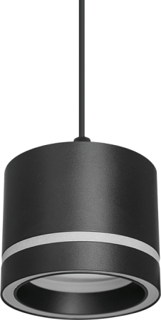Подвесной cветильник WOLTA WSL-GX53/P06BL IP20 под лампу GX53 Чёрный LUCE D83x60 1/30