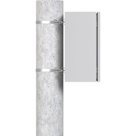 Комплект крепления на столб монтажной полосой (ширина шкафа до 400 мм) EKF Basic