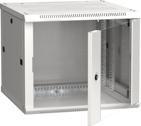 ITK Шкаф LINEA W 9U 600x600 мм дверь стекло, RAL7035