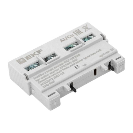 Дополнительный блок контактов фронтальный АПД/GV2 ДКП-20 2НО EKF