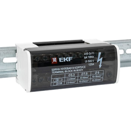 Шина нулевая в корпусе (2х11) EKF PROxima