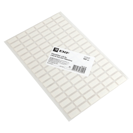 Наклейка "12В" (10х15мм.) EKF PROxima