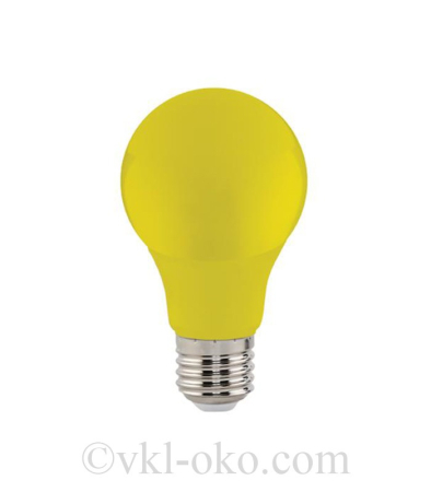 ERAYL50-E27 ЭРА LED A50-3W-E27 ЭРА (диод. груша желт., 13SMD, 3W, E27, для белт-лайт) (10/100/3600)