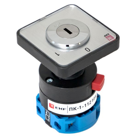 Переключатель кулачковый ПК-1-112 10А 2P «0-1» с ключом EKF PROxima