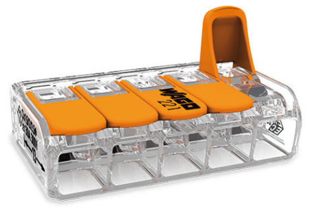 Универсальные компактные клеммы 221-615 (WAGO)