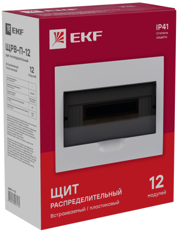 Щит распред. встраиваемый ЩРВ-П-12 IP41 EKF PROxima
