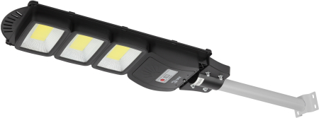 ЭРА Консольный светильник на солн. бат.,COB,с кронштейном,60W,с датчи. движ.,ПДУ,1100lm, 5000К, IP65