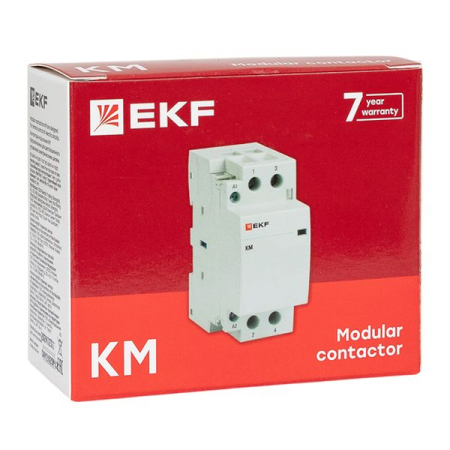 Контактор модульный КМ 32А NО+NC (2 мод.) EKF PROxima