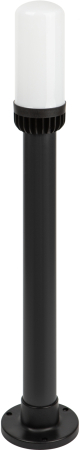 Садово-парковый светильник ЭРА НТУ 01-60-012 Поллар напольный черный IP54 Е27 max60Вт h840мм