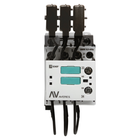 Контактор для конденсатора КМЭК 12,5 кВАр 230В 1NО+1NC EKF AVERES