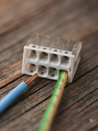 Строительно-монтажная клемма СМК 2273-248 (с пастой) 8 отверстий 0,5-2.5мм2 (50шт.) EKF PROxima