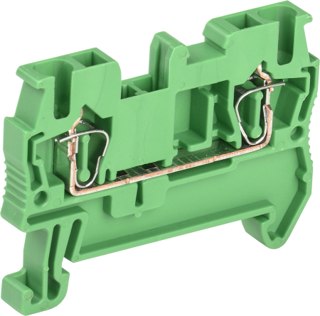 Клемма пружинная КПИ 2в-2,5 31А зеленый IEK