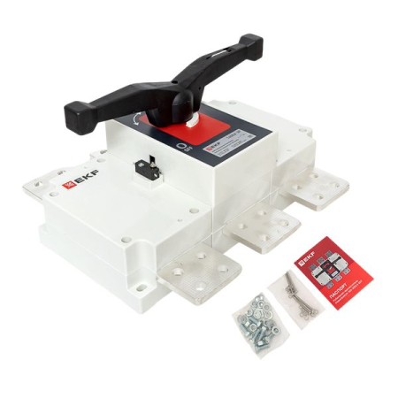 Рубильник-выключатель 1600A 3P c рукояткой управления для прямой установки PowerSwitch EKF PROxima