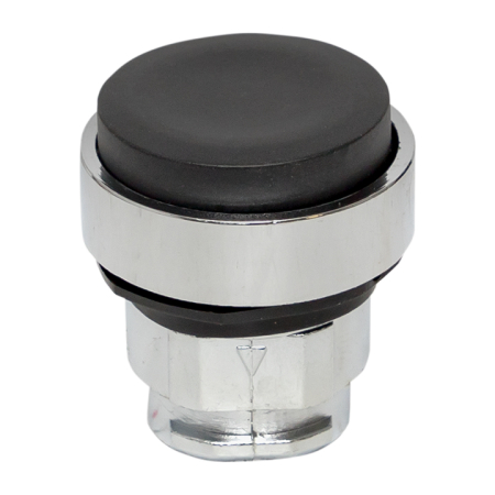 Исполнительный механизм кнопки XB4 черный выпирающая  возвратный без фиксации, без подсветки EKF PROxima