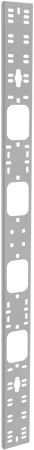 ITK Органайзер кабельный вертикальный 75х12мм 42U серый