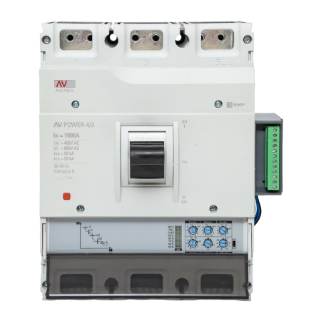 Автоматический выключатель AV POWER-4/3 1000А 50kA ETU2.2