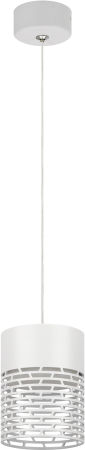 Светильник подвесной (подвес) ЭРА PL29 WH цоколь GX53 потолочный цилиндр белый