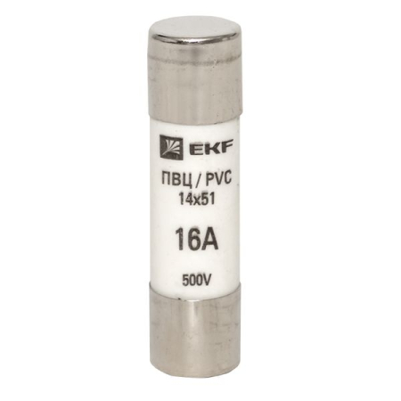 Плавкая вставка цилиндрическая ПВЦ (14х51)  16А EKF PROxima