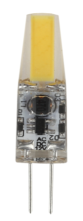 Лампы СВЕТОДИОДНЫЕ СТАНДАРТ LED JC-1,5W-12V-COB-827-G4  ЭРА (диод, капсула, 1,5Вт, тепл, G4)