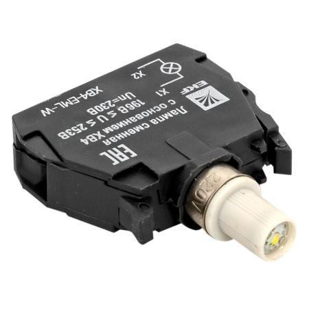 Лампа сменная c основанием XB4 белая  230В EKF PROxima