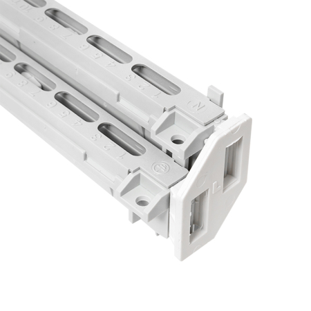 Держатель двойной для установки шин N/PE (без шин)