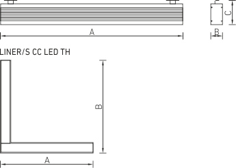 LINER/S DR LED 1500 TH W 4000K светильник