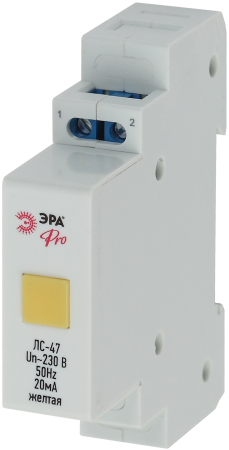 Лампа сигнальная ЛС-47 (желтая) на DIN-рейку NO-902-180 ЭРА Pro