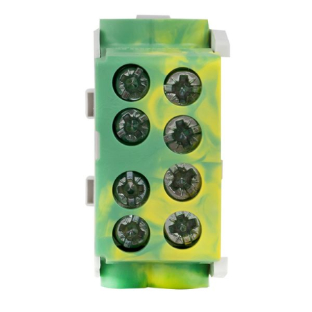 Клемма распределительная КСР с двойным винтом 2x35/2x25 желто-зеленая EKF PROxima