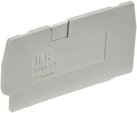 Заглушка для CP 1,5мм2 серая IEK